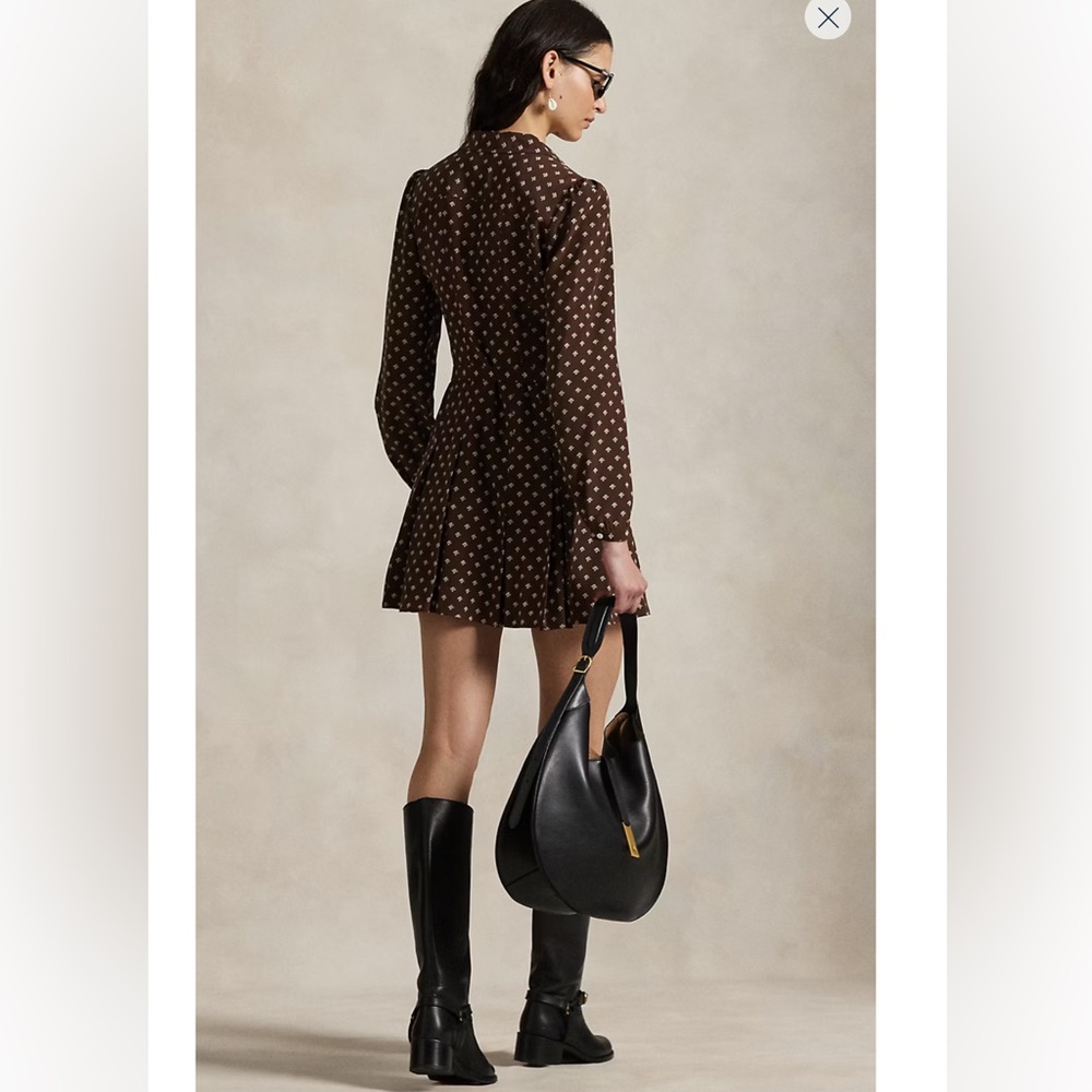 Polo Ralph Lauren printed silk mini dress - Picture 2 of 4